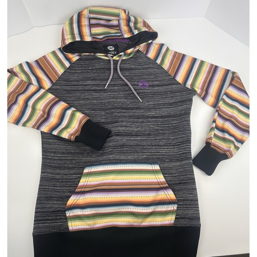 Hooey Brand Western Core Aztec print pullover hoodie Junior size S